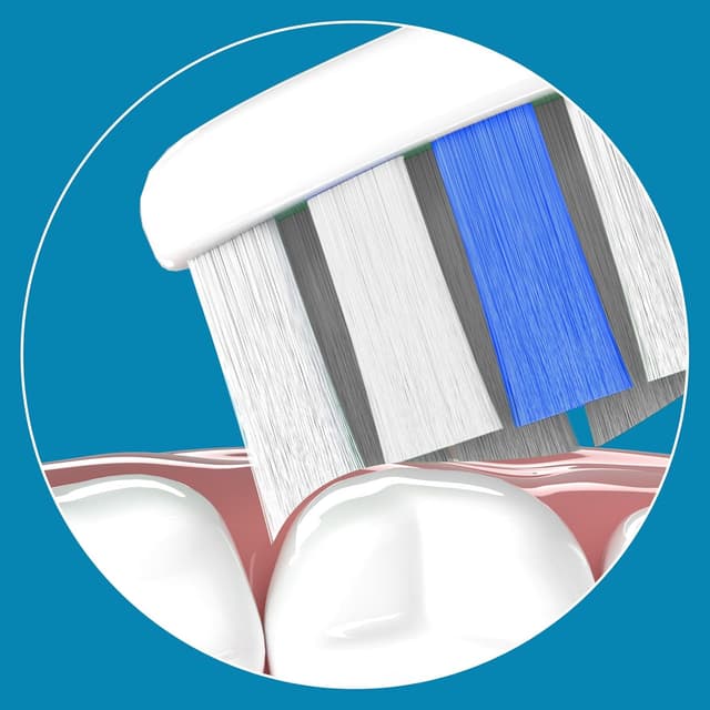 Detalle de Lächen Ersatzbürstenkopf Standard, passend für Aufsteckbürsten (S131) – 4 Stück