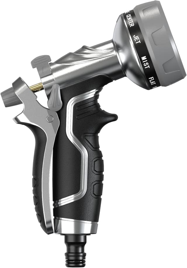 Thumbnail 6 de Heavy-Duty Metal Hose Pipe Spray Gun 8