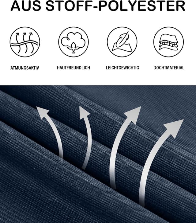 Detalle 2 de JACKETOWN Men’s Polo Shirt Short Sleeve – breathable regular-fit tennis & golf polo with button placket