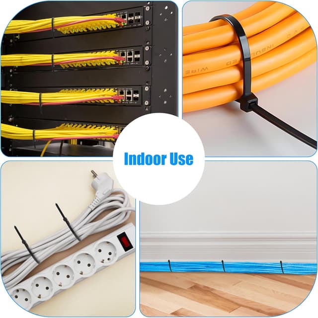 Thumbnail 6 de Jokisa 1000 pièces collier de serrage 200 x 4,8 mm