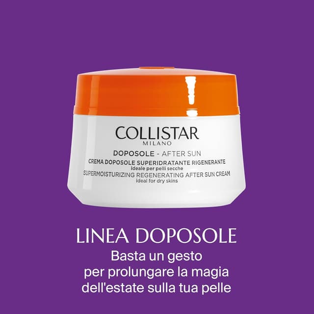 Detalle de Collistar Crema Doposole Superidratante Rigenerante per pelli secche, 200 ml