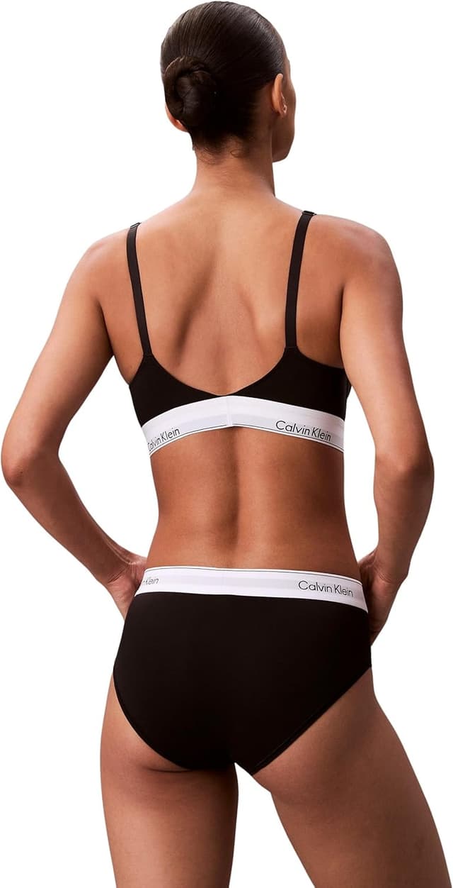 Detalle de Calvin Klein Damen Still-BH Lightly Lined Bralette mit herausnehmbaren Einsätzen