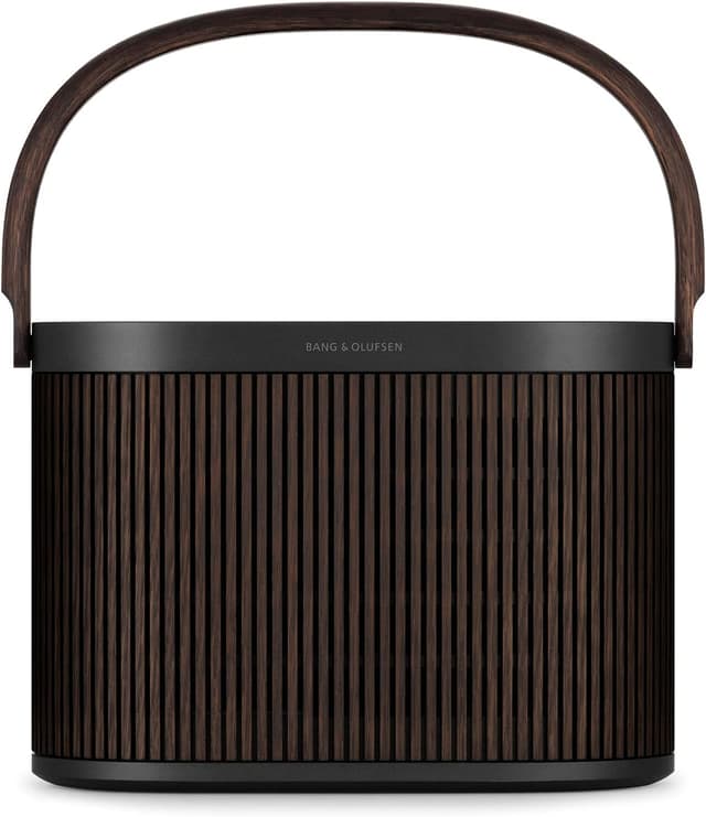 Detalle de Bang & Olufsen Beosound A5 : enceinte WiFi et Bluetooth portable modulaire, 360° (Dark Oak)