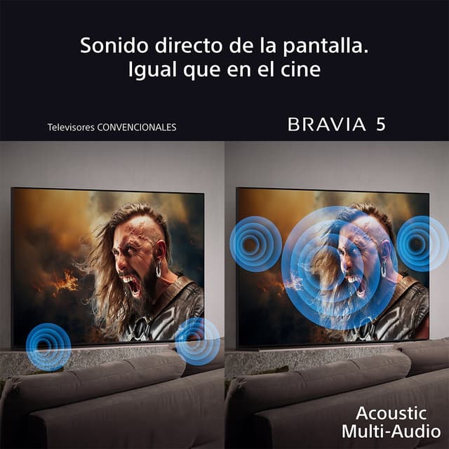 Thumbnail 3 de Sony BRAVIA 5 K98XR55BP Mini LED 98 pulgadas 4K HDR