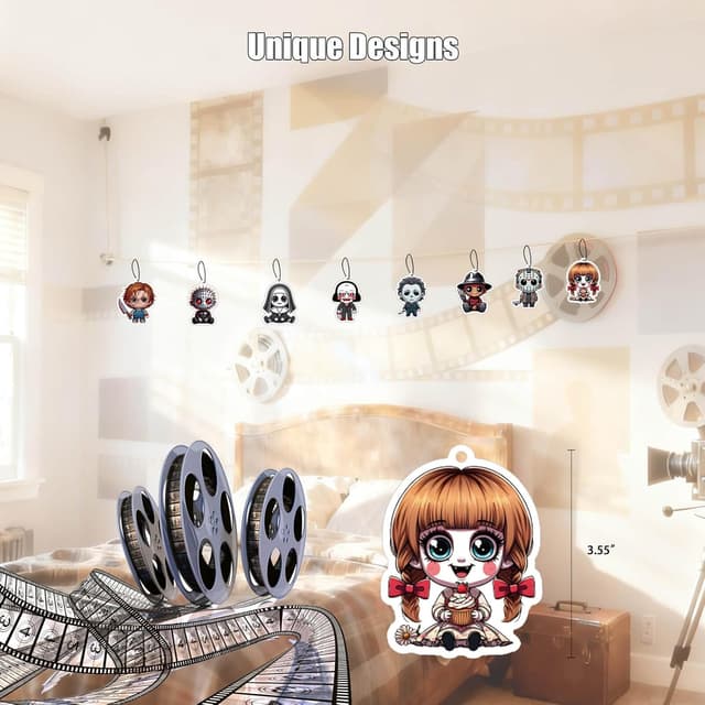 Detalle 2 de Horror car air fresheners 8 pack