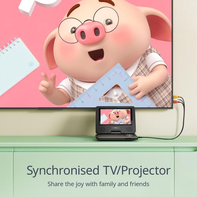 Detalle de Yoton 9.5-inch portable DVD player