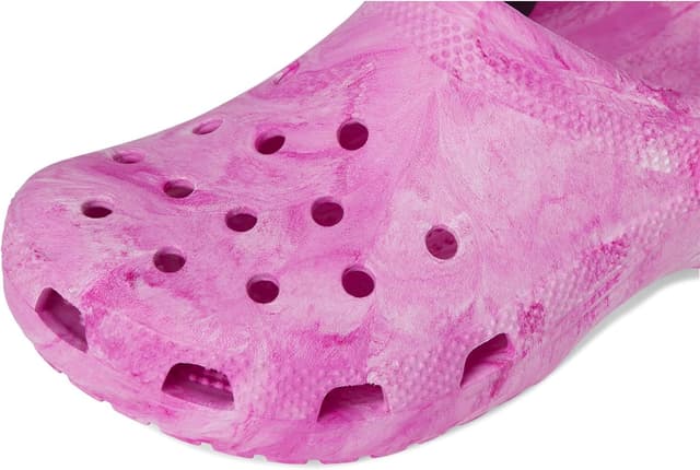 Detalle 2 de Crocs Unisexe Enfant Classic Watercolor Marbled Clog K – sabots rose jaspé