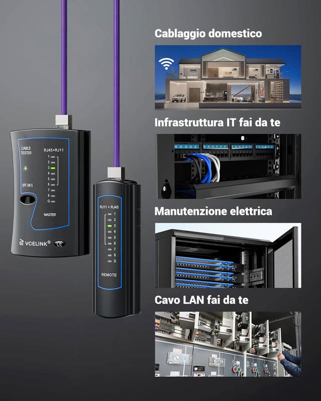 Thumbnail 6 de VCELINK Tester RJ45 1 pezzo 📡