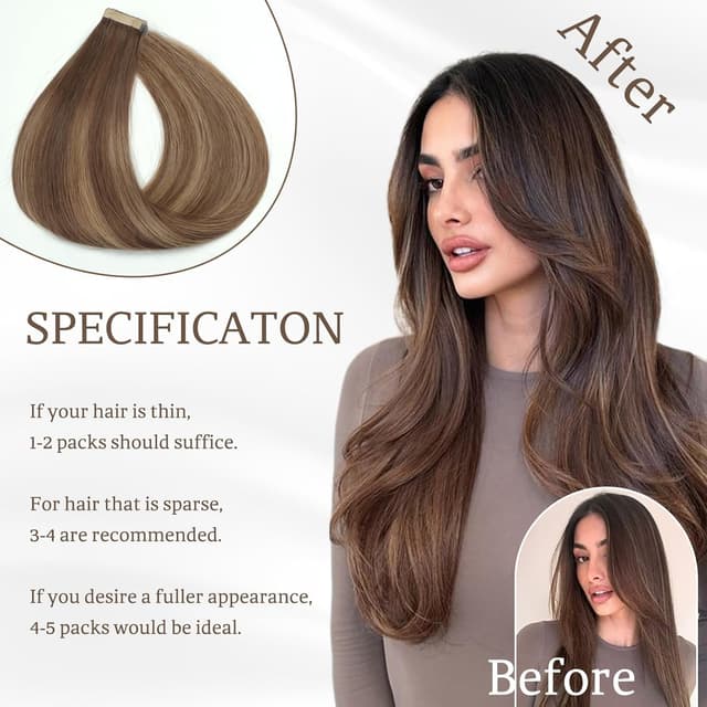 Thumbnail 3 de ShowJarlly Extension Capelli Veri 35cm 🍫