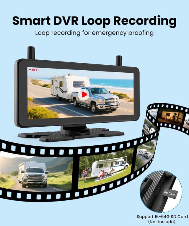 Thumbnail 6 de AUTO-VOX 2 7.2" wireless backup camera