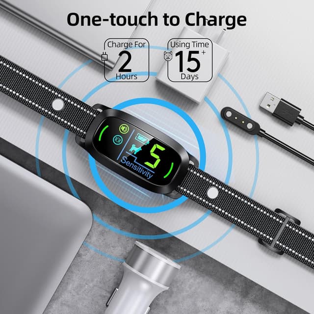 Detalle 2 de FAFAFROG Dog Bark Collar 27 in