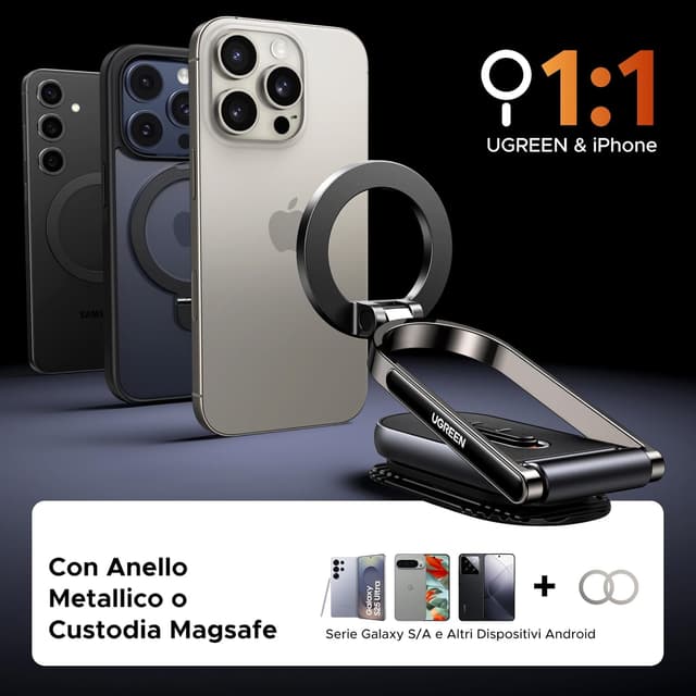 Thumbnail 6 de UGREEN Supporto magnetico MagSafe per auto pieghevole