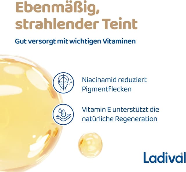 Detalle de LADIVAL Sonnenschutz Lotion LSF 50 für trockene Haut – wasserfeste Sonnencreme bei Neurodermitis-Neigung
