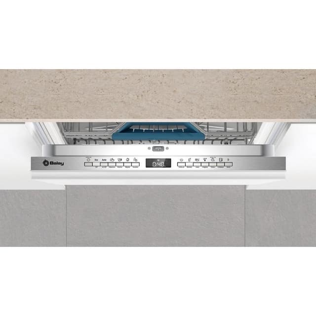 Detalle de Lavavajillas Balay 3VF6360SA 14 cubiertos A Home Connect Acero Inox AquaStop ExtraSilencio
