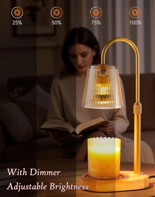 Detalle de Adjustable Candle Warmer Lamp with Timer