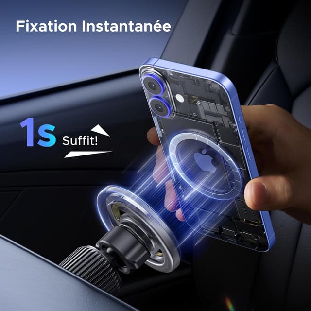 Thumbnail 3 de UGREEN Support Magnétique MagSafe pour iPhone 17 Pro Max (Gris)