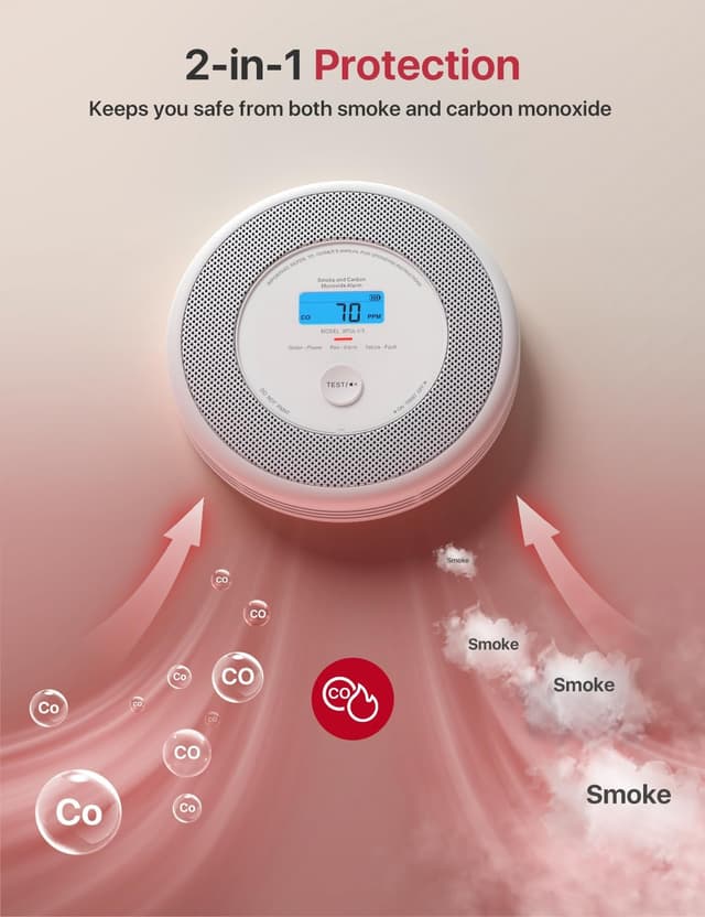 Thumbnail 2 de X-Sense XP0A-MR Wi‑Fi smoke and CO alarm 1-pack 🔔