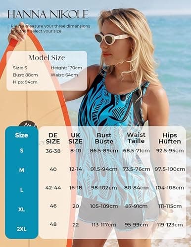 Thumbnail 5 de Hanna Nikole Tankini Set with Built-in Bra