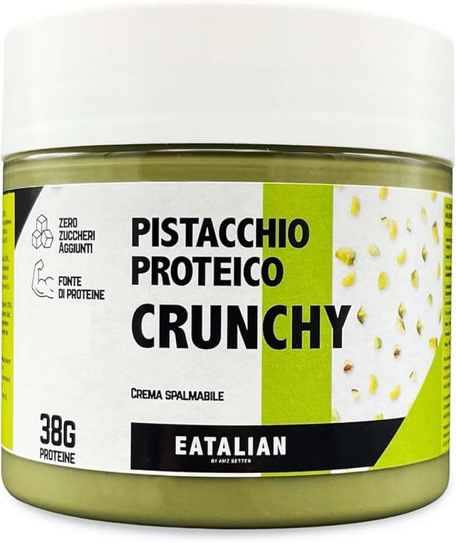 Imagen de EATALIAN by AMZ BETTER Crema de Pistacho Crunchy 200g 🍫 en OfertitasTOP