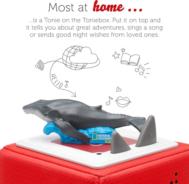 Detalle 2 de Tonies National Geographic Whale Audio Character for Toniebox (National Geographic Kids Audiobooks)