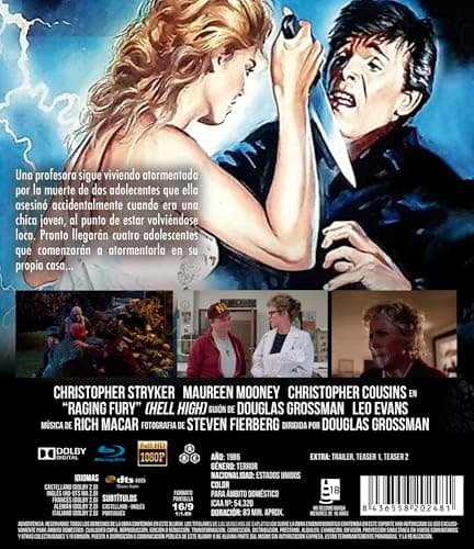 Detalle 2 de Raging Fury Hell High Blu-ray 25 GB