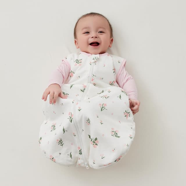 Detalle 2 de Duomiaomiao Baby Sleeping Bag 1.5 Tog (100% Cotton) 18–36 Months – Unisex wearable blanket