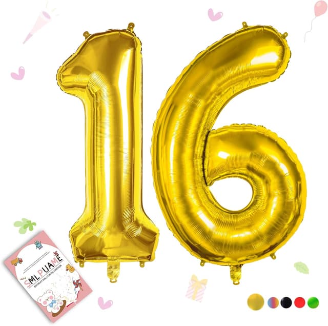 Imagen de Smlpuame Folienballon 102 cm Zahlen 🎈 en OfertitasTOP