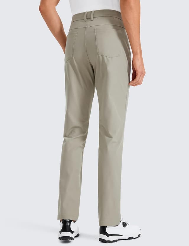 Detalle 2 de Pantaloni da golf uomo CRZ YOGAll Day Comfy con 5 tasche, asciugatura rapida e tessuto elastico