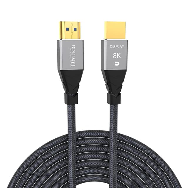 Detalle de Dbilida Glasfaserkabel HDMI 2.1 (7 m) für 8K/4K mit 48 Gbps, eARC und Dynamic HDR