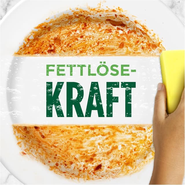 Detalle de Fairy Ultra Konzentrat Zitrone Handgeschirrspülmittel – 8×900 ml für fettlösendes Spülen