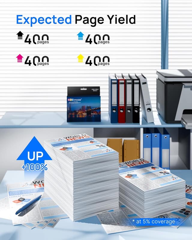 Detalle de GPC Image LC3213 ink cartridges (compatible set for Brother) – BK/C/M/Y, 4 pack