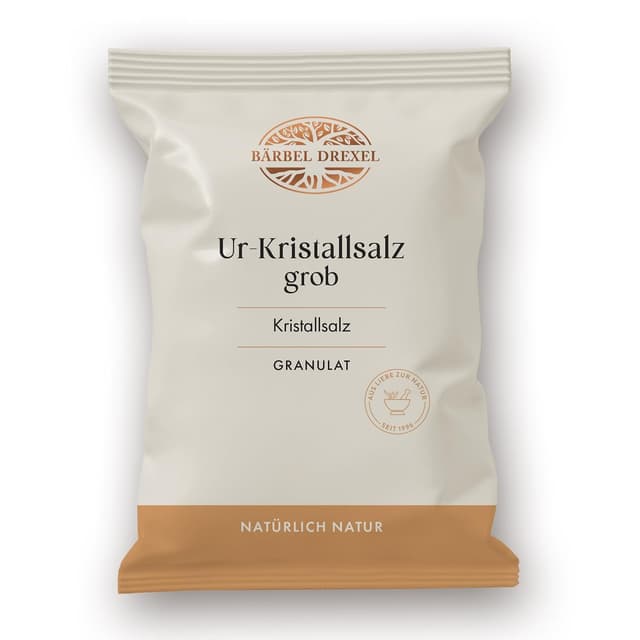 Detalle de BÄRBEL DREXEL Rosa Kristallsalz Grob – 100% veganes Natursalz im Granulat, naturnah abgebaut (750 g)