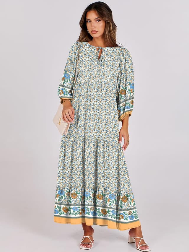 Thumbnail 5 de ANRABESS 2026 Boho Maxi Dress S–XXL 🌺