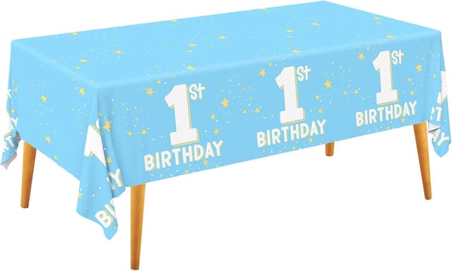 Thumbnail 6 de Gatherfun Butterfly Birthday Party Supplies Plastic Tablecloths (2 Pack, 54" x 108")