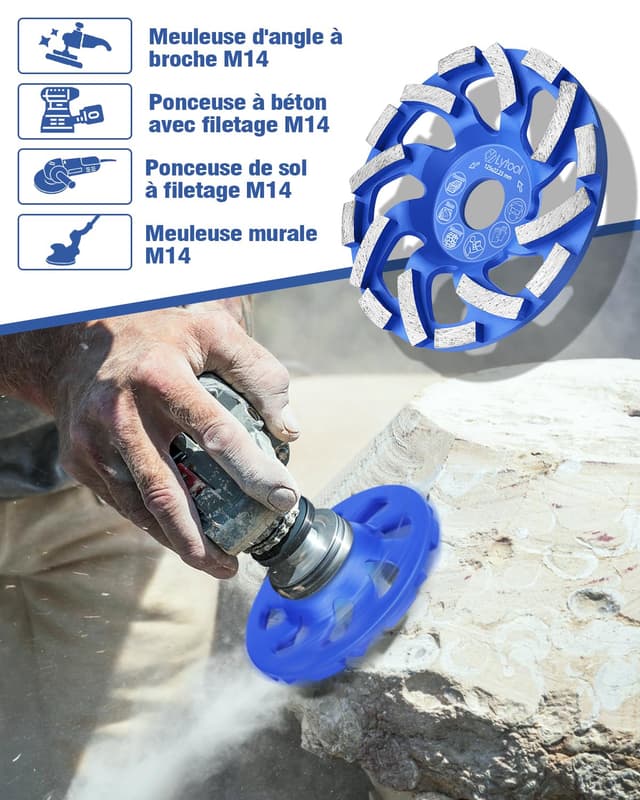 Thumbnail 6 de Lytool disque diamant 125 mm pour béton