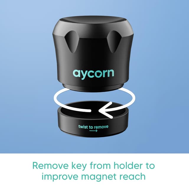 Detalle de Aycorn magnetisches Schrankschloss Ersatz – 2x Schlüssel als Kindersicherung für Schrank, Schublade & Tür