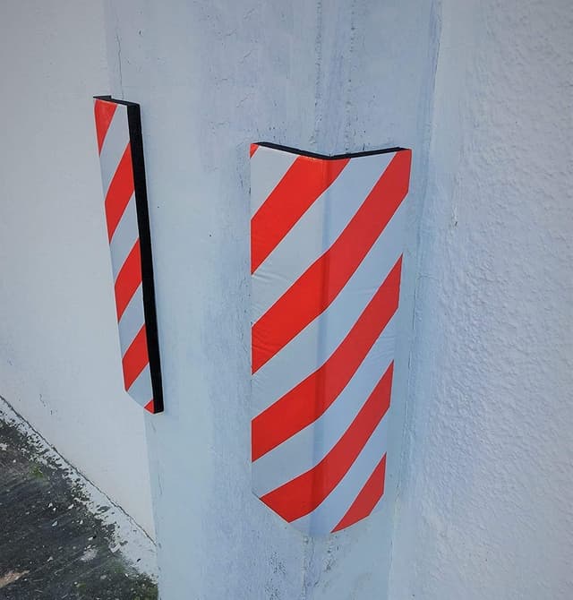 Detalle 1 de Protector columnas Garaje Rojo 4Pcs