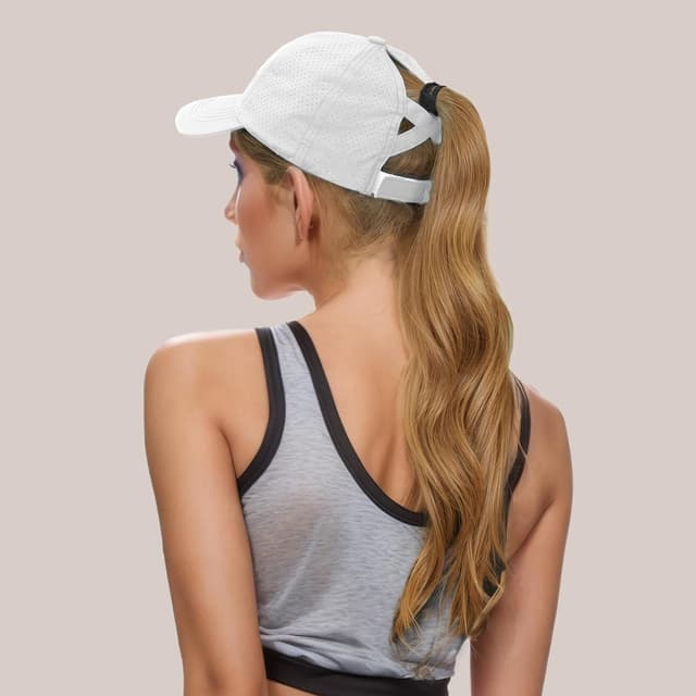 Thumbnail 2 de Women Ponytail Baseball Cap Adjustable Sun Hat