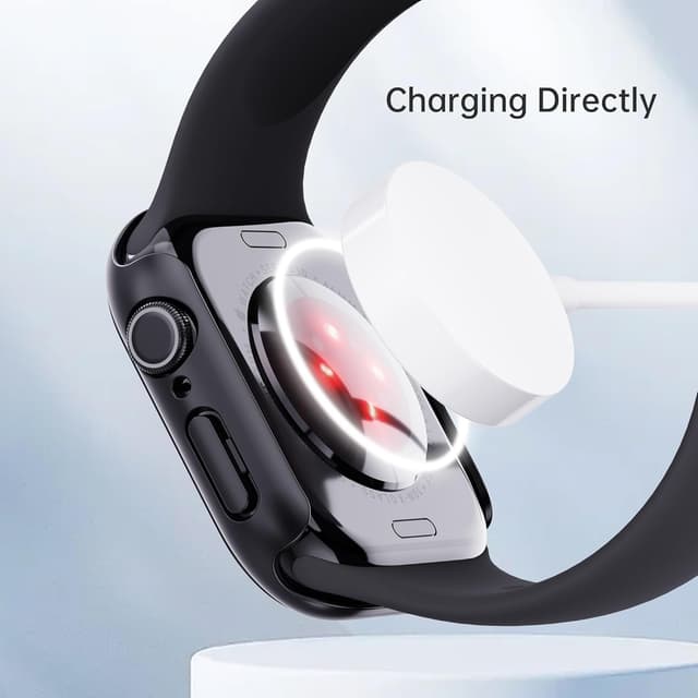 Detalle 2 de PZOZ 2-Pack 46mm Screen Protector Case for Apple Watch Series 10