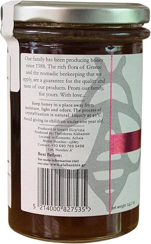 Thumbnail 5 de Alabasinis Miel Tomillo Griego 400 g 🍯