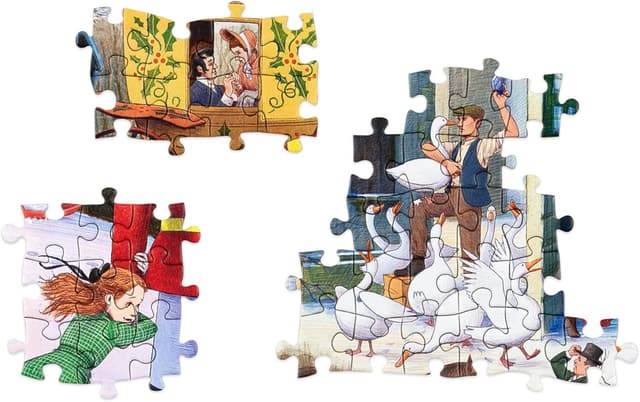 Detalle de A Book Lover's Christmas 1000 Piece Jigsaw Puzzle (1000-Piece Puzzle)