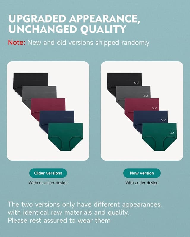 Thumbnail 5 de TANSTC Bragas Mujer Algodón Elástico Culotte 5 Pack