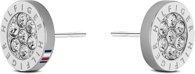 Imagen de Tommy Hilfiger 2780565 pendientes de botón en acero inoxidable 💍 en OfertitasTOP