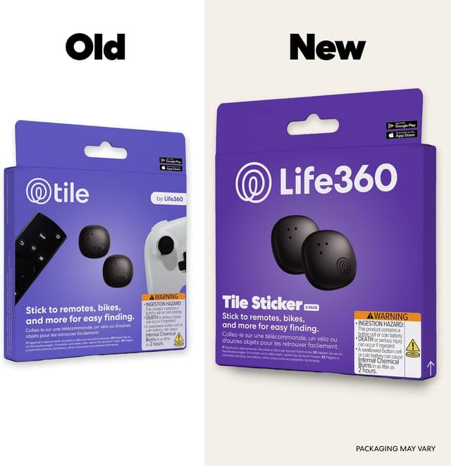 Detalle 2 de Tile by Life360 Sticker Bluetooth Tracker 2-pack