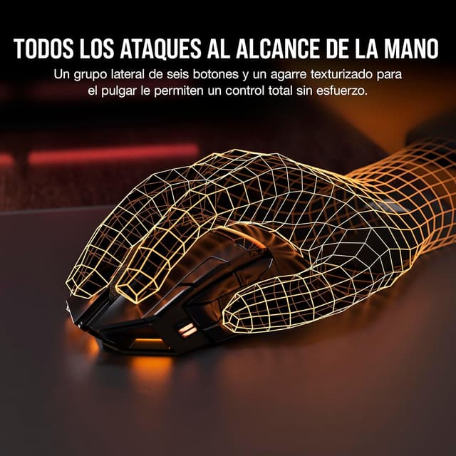 Thumbnail 2 de Corsair DARKSTAR Ratón Inalámbrico RGB para Juegos 🎮 - 15 Botones