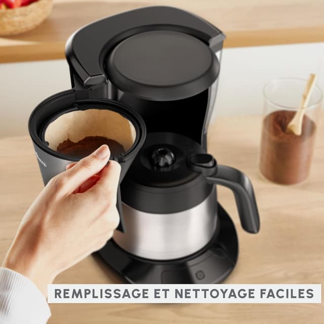 Thumbnail 6 de Moulinex Subito FT5S0DE0 – cafetière filtre avec verseuse isotherme (0,9 L, 12 tasses)