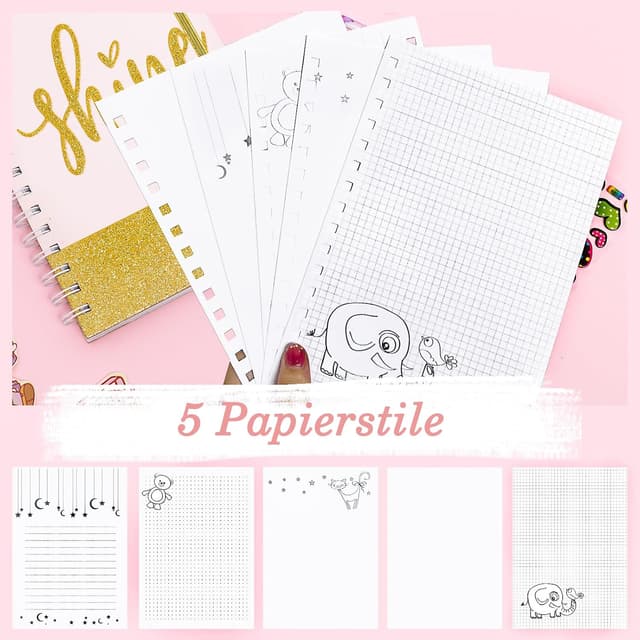 Thumbnail 6 de ADUSRIZ Tagebuch Teenager Mädchen Set