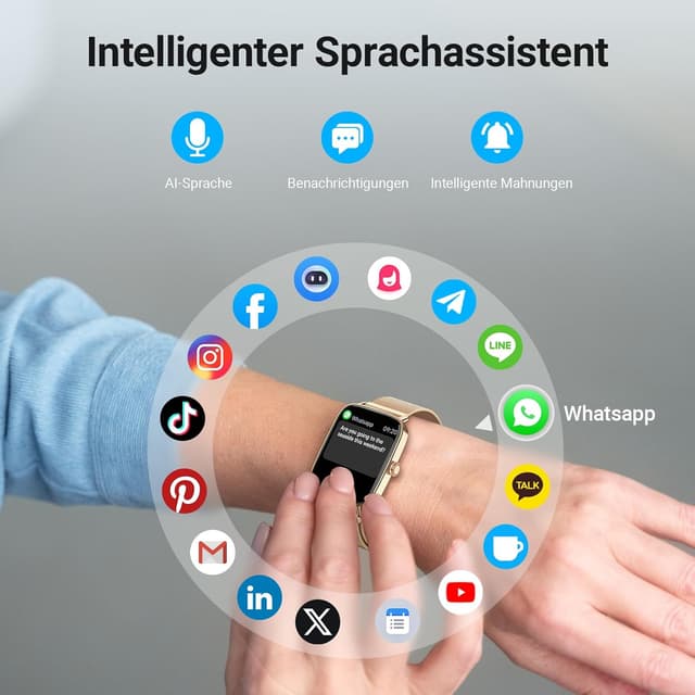 Thumbnail 4 de Samsung Galaxy Smartwatch mit Telefonfunktion 1,85" Fitnessuhr