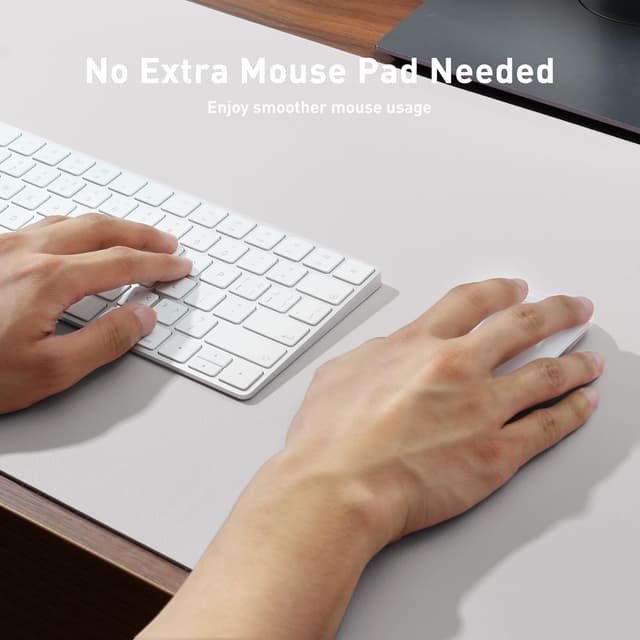 Detalle de Aothia Large Synthetic Leather Desk Protector 48×17 in