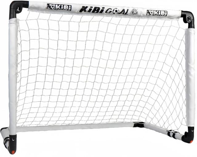 Detalle de KiBiGOAL Kids Football Goal Set (90cm x 60cm x 60cm) – Foldable Mini Portable Goal for Indoor & Outdoor Play